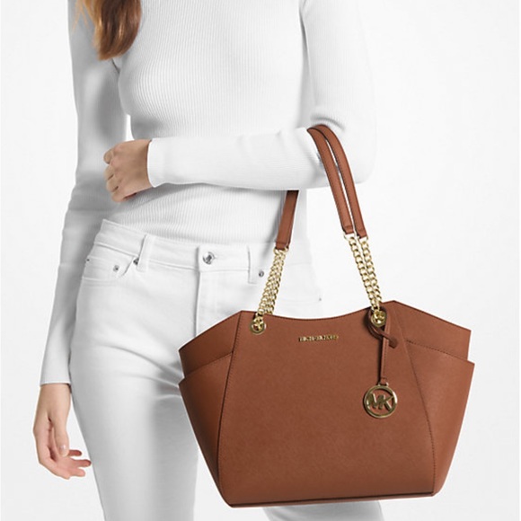 Michael Kors MICHAEL KORS 
Jet Set Large Saffiano Leather Shoulder Tote Bag
NWT - Picture 10 of 16